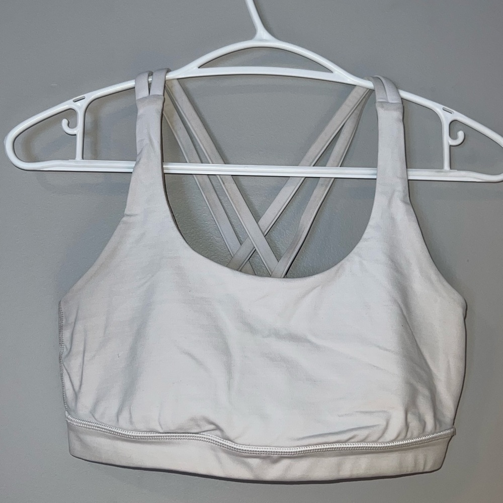 Lululemon Energy White Sports Bra
